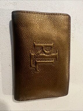 Lauren Ralph Lauren Embossed Leather Wallet - Brown